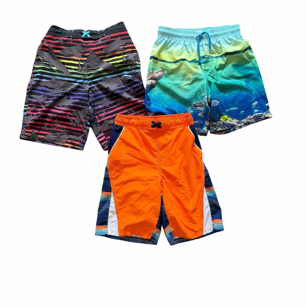 Wonder Nation Kids Swim Shorts Bundle